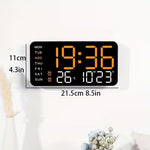 Large LED Display Digital Wall Clock