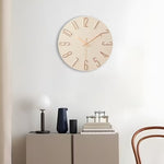 Rustic Nordic Wall Clock
