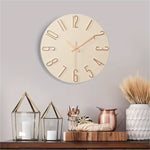 Rustic Nordic Wall Clock