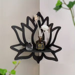 Lotus Flower Wall Corner Shelf