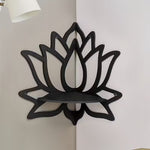 Lotus Flower Wall Corner Shelf