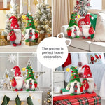 2pcs Holiday Christmas Dwarf Plush Decorations