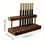 Multifunctional Walnut Wood Desk Organizer
