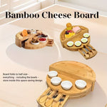 Foldable Bamboo Cheese Board