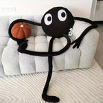 Black Big-Eyed Long-Legged Plush Doll