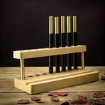 Multifunctional Walnut Wood Desk Organizer