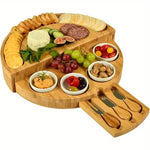 Foldable Bamboo Cheese Board