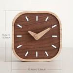 Silent Wooden Table Clock