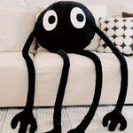 Black Big-Eyed Long-Legged Plush Doll