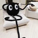 Black Big-Eyed Long-Legged Plush Doll