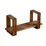 Adjustable Wooden Desktop Storage Rack & Bookshelf