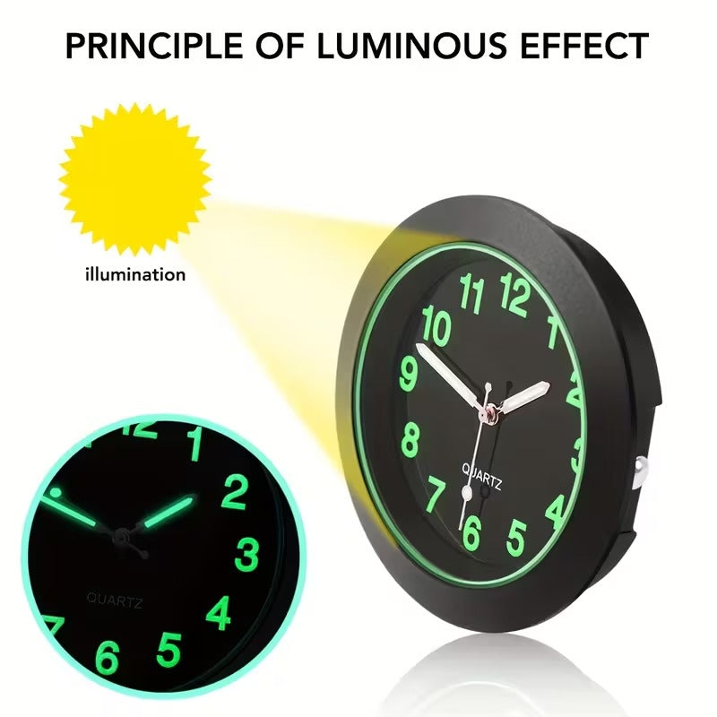 Mini Quartz Car Dashboard Clock
