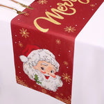 Festive Santa Claus Christmas Table Runner