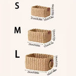 3 Piece Woven Storage Basket