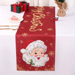 Festive Santa Claus Christmas Table Runner