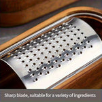 Wood Handle Stainless Steel Cheese Grater