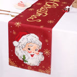 Festive Santa Claus Christmas Table Runner