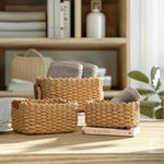 3 Piece Woven Storage Basket