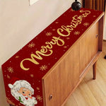Festive Santa Claus Christmas Table Runner
