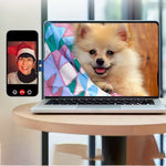 Adjustable Aluminum Laptop Stand with Magnetic Phone Holder