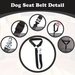 Dog Seat Belt for Vehicle Secure