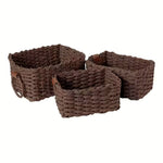 3 Piece Woven Storage Basket