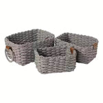 3 Piece Woven Storage Basket