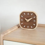 Silent Wooden Table Clock