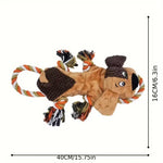 Soft Plush Interactive Dog Toy with Tassels