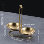 Stainless Steel Double Round Soup Spoon Rack