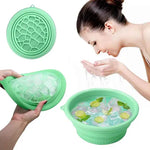 Collapsible Silicone Facial Ice Bowl