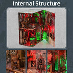 Haunted Mansion DIY Wooden Book Nook Shelf Insert