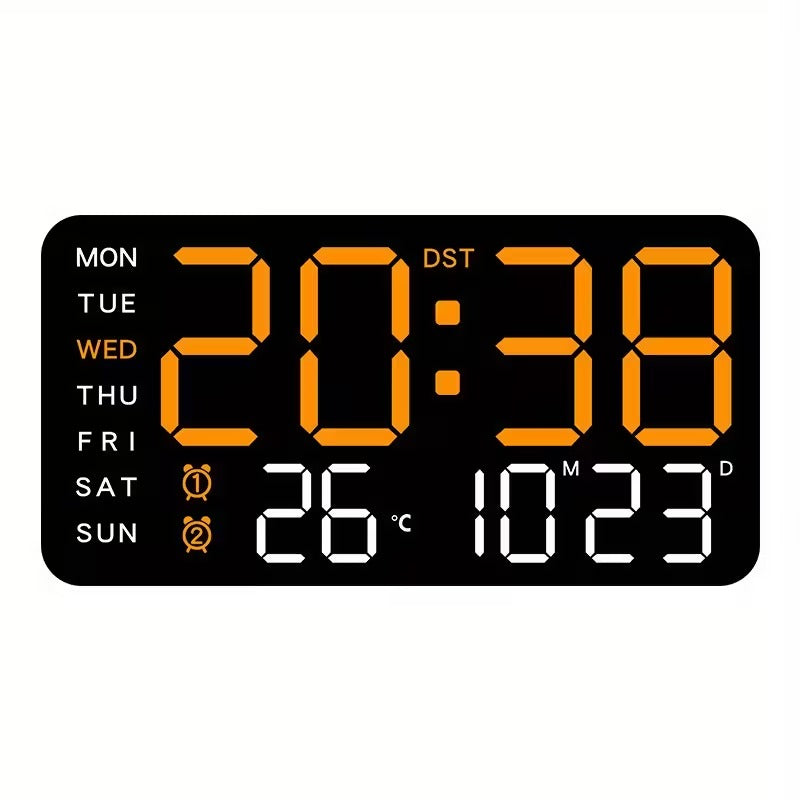 Large LED Display Digital Wall Clock