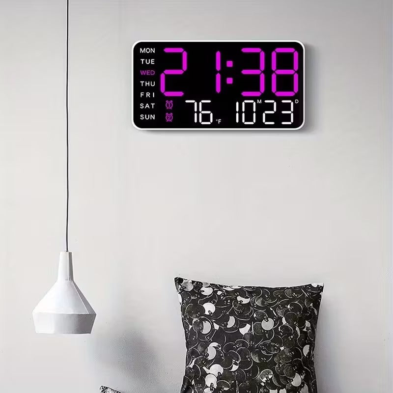 Large LED Display Digital Wall Clock