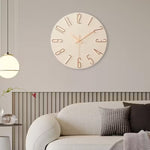 Rustic Nordic Wall Clock