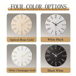 Rustic Nordic Wall Clock