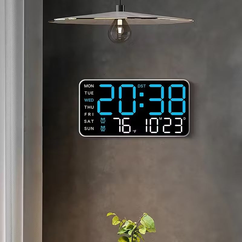 Large LED Display Digital Wall Clock