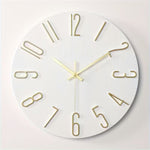 Rustic Nordic Wall Clock