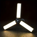 2-in-1 LED Camping Light with High Brightness Flashlight