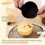 3pcs Black Silicone Non-Stick Air Fryer Baking Pans