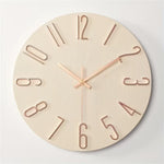 Rustic Nordic Wall Clock