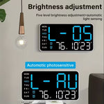 Large LED Display Digital Wall Clock